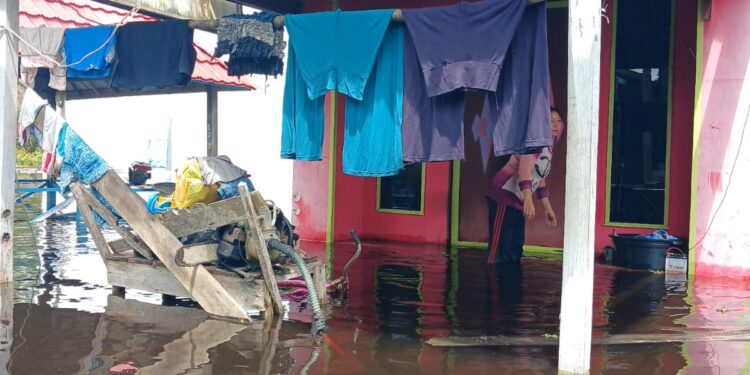 Desa Kalinapu Dilanda Banjir