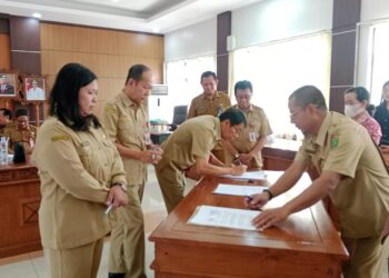 Kabupaten Barito Timur mengikuti penyelenggaraan kick off yang diselenggarakan Pemprov Kalteng secara video conference