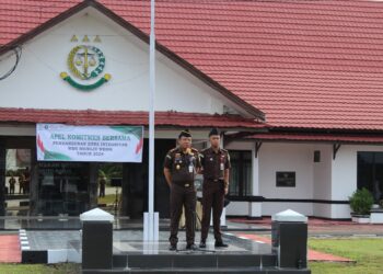 Kejari Bartim Komitmen untuk membangun WBK menuju WBBM melalui Apel yang diinisiasi