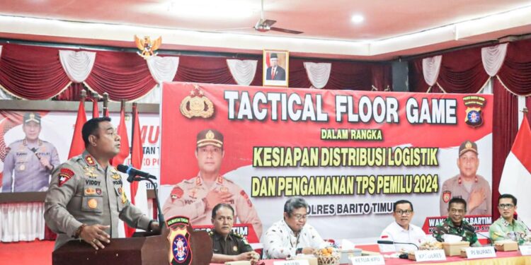 Kapolres Bartim AKBP Viddy Dasmasela menyebutkan, dua tempat pemungutan suara (TPS) di wilayah hukum setempat masuk kategori rawan banjir.