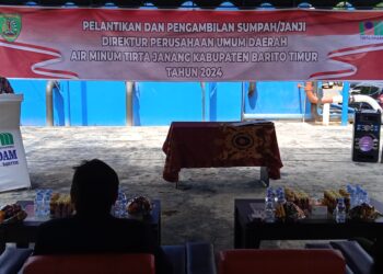 Sekda Tekankan Komitmen Direktur Memajukan PDAM Tirta Janang Bartim