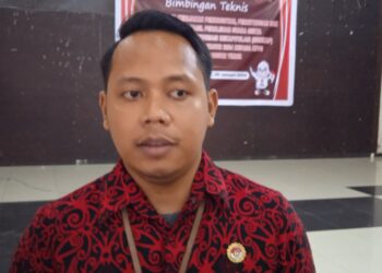 Ketua Panitia Pemilihan Kecamatan Dusun Timur, Rahmad Setiawan ketika diwawancara disela kegiatan