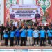 Seluruh elemen di Kabupaten Murung Raya mendeklarasikan Pemilu Damai 2024, Kamis (8/2/2024).(IST.Diskomfinosantik Mura)