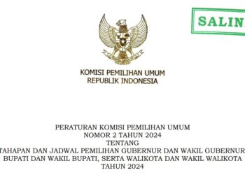 KPU Resmi Tetapkan Jadwal Pilkada Serentak 27 November 2024