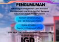 Pengumuman penutupan layanan sementara RSUD Tamiang Layang.