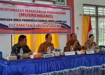 Kecamatan Karusen Janang Usulkan 111 Pembangunan di Wilayah