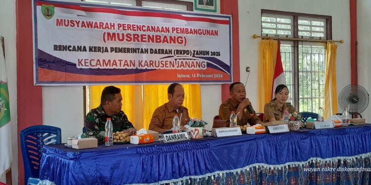 Kecamatan Karusen Janang Usulkan 111 Pembangunan di Wilayah