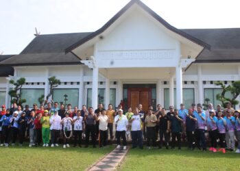 Pemkab Barito Timur Gelar Senam Bersama dan Coffee Morning