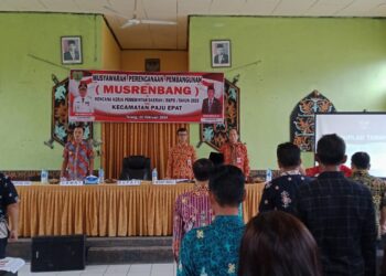 Camat Paju Epat Sampaikan 145 Usulan Pembangunan