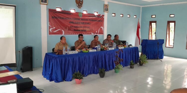 Camat Awang Laporkan 119 Usulan Pembangunan pada Musrenbang Kecamatan Awang