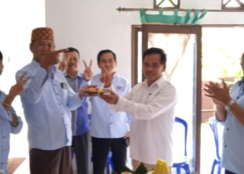 DPC Gerindra Bartim dalam perayaan HUT ke -16.