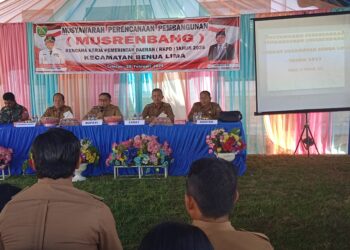 Pj Bupati Barito Timur Membuka Musrenbang Kecamatan Benua Lima 2024