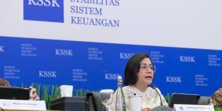 Menteri Keuangan (Menkeu) Sri Mulyani Indrawati menyebutkan bahwa stabilitas sistem keuangan Indonesia triwulan IV tahun 2023 tetap terjaga, meski berada di tengah risiko perlambatan ekonomi dunia dan ketidakpastian pasar keuangan global