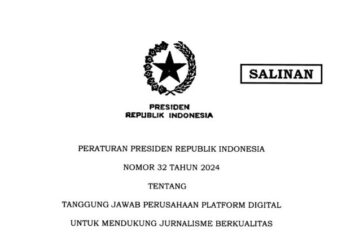 Ini Penjelasan Perpres 32/2024 Tentang Publisher Right
