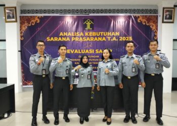 Rutan Tamiang Layang Ikuti Kegiatan Analisa Kebutuhan Sarana Prasarana Tahun Anggaran 2025 dan Evaluasi SAKIP