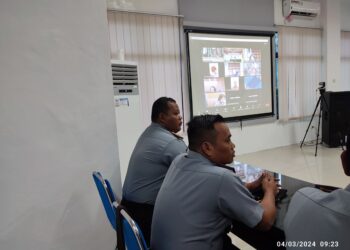 Kepala Rutan Tamiang Layang Ikuti Pencanangan Pelayanan Publik Berbasis HAM