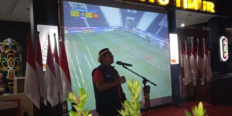 Tumbuhkan Semangat Nasionalis, Polres Barito Timur Gelar Nobar Semifinal Piala Asia U-23