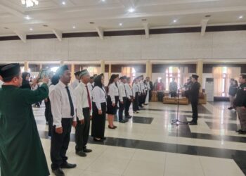 Ketua Bawaslu Barito Timur Lantik Panwascam Sepuluh Kecamatan untuk Pilkada 2024