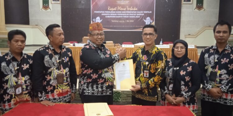 KPU Barito Timur Tetapkan Anggota DPRD Terpilih Tahun 2024