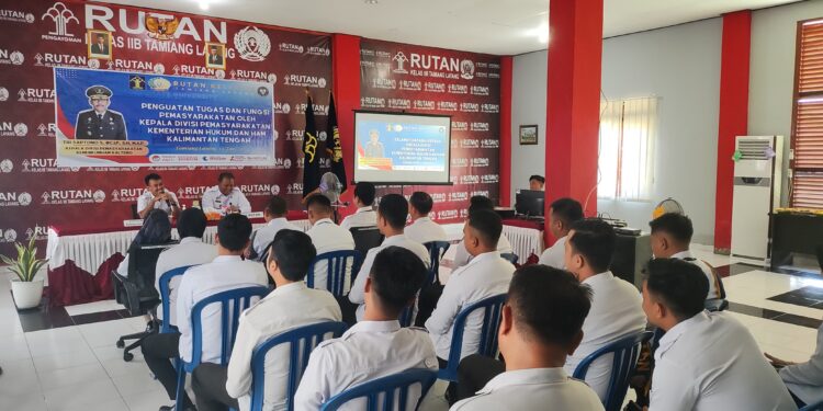 Penguatan Tugas Pemasyarakatan di Rutan Tamiang Layang oleh Kadivpas Kemenkumham Kalteng: Menuju Pemasyarakatan Profesional dan Berintegritas
