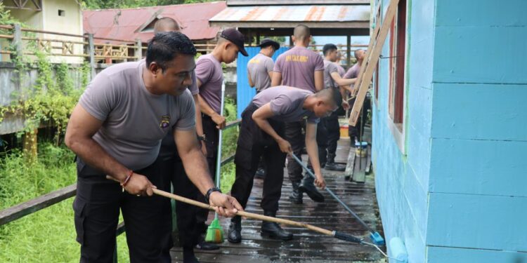 Polres Barito Timur Gelar Bakti Religi, Sambut HUT ke – 78 Bhayangkara