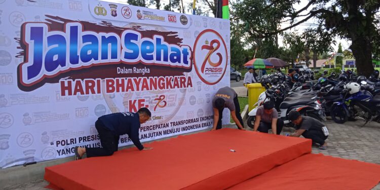 Jangan Lupa! Besok Jalan Sehat Hari Bhayangkara Bertabur Hadiah