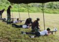 Rutan Tamiang Layang Gelar Latihan Menembak Bersama Kodim 1012 Buntok