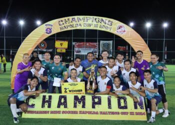 Polres Barito Timur Raih Posisi Runner Up di Mini Soccer Kapolda Cup III 2024