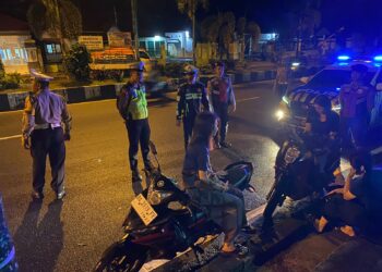 Polres Barito Timur Tingkatkan Keamanan Lewat Patroli Blue Light