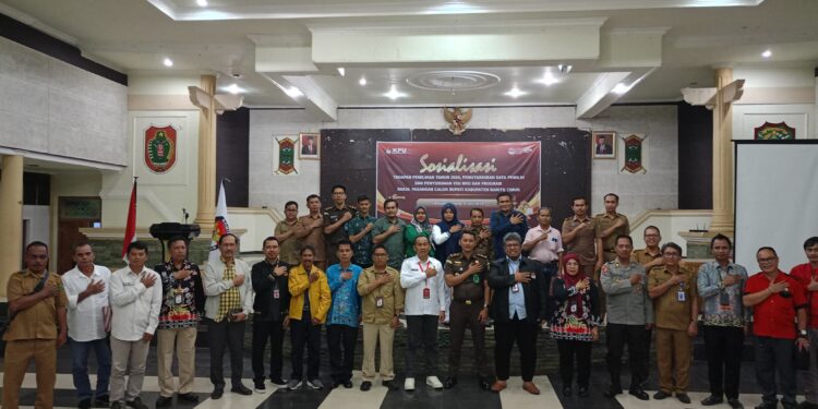 KPU Kabupaten Barito Timur Gelar Sosialisasi Tahapan Pilkada 2024