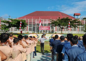 Rutan Kelas IIB Tamiang Layang Gelar Apel Pembukaan Hari Pengayoman Ke-79 Bersama Warga Binaan