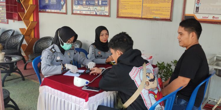 Rutan Tamiang Layang Gelar Pemeriksaan Kesehatan Gratis untuk Pengunjung dalam Rangka Hari Pengayoman Ke-79