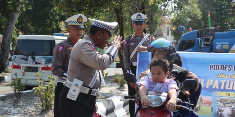 Polantas di Barito Timur Berikan Edukasi Keselamatan Berlalu Lintas