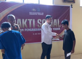 Alumni Akpol 2015 Anindha Yodha Santuni Anak Gerakan Orang Tua Asuh Masjid Al Harist Polres Barito Timur