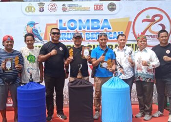Lomba Burung Berkicau Kapolres Cup Bartim : Peserta Kalteng – Kalsel Antusias Padati Arena