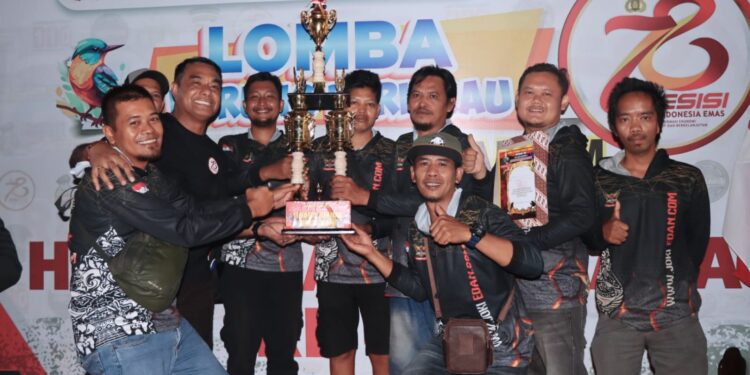 Puncak Perayaan Hari Bhayangkara ke-78, Lomba Burung Berkicau Kapolres Cup Sukses Digelar di Barito Timur
