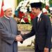 Presiden Jokowi Sambut Grand Syekh Al Azhar di Istana Merdeka