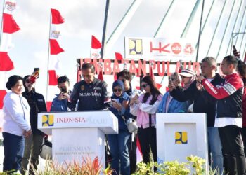 Presiden Jokowi Resmikan Jembatan Pulau Balang, Penghubung Strategis IKN