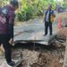 PUPR Perkim Barito Timur Respon Ambruknya Gorong-Gorong  di Jalan Penghubung Desa