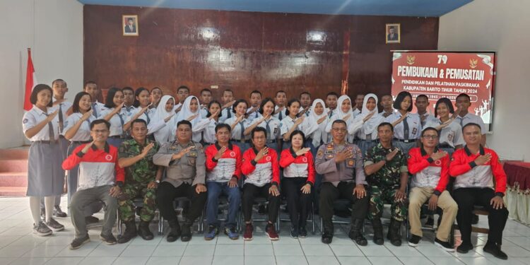 Sekda Panahan Moetar, Resmi Buka Pemusatan Pendidikan dan Pelatihan Paskibraka 2024 di Tamiang Layang