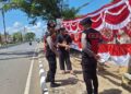 Polres Barito Timur Galakkan Pengibaran Bendera Merah Putih Jelang HUT ke -79 Republik Indonesia