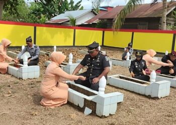 Rutan Tamiang Layang Gelar Upacara Tabur Bunga untuk Menghormati Jasa Para Pahlawan