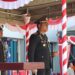 Kapolres Bartim Pimpin Upacara Penurunan Bendera Merah Putih, Peringatan HUT ke-79 RI