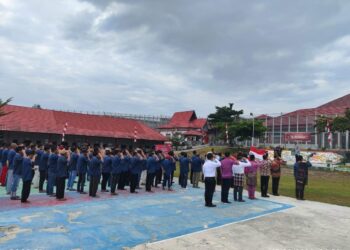 Peringatan HUT Ke-79 Republik Indonesia, Rutan Tamiang Layang Gelar Upacara Bendera