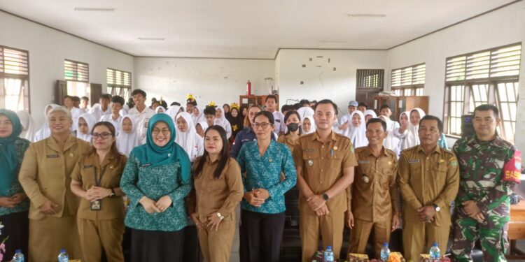 TP PKK Barito Timur Gelar Penyuluhan Cegah Pernikahan Dini di Desa Juru Banu