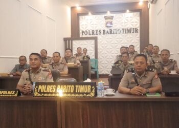 Kapolres Barito Timur Hadiri Upacara Virtual Peringatan Hari Juang Polri 2024