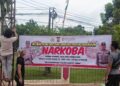 Cegah Peredaran Narkoba, Polisi Pasang Spanduk Himbauan di Enam Titik