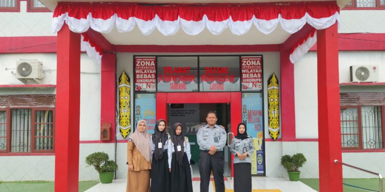 Perdana, Rutan Tamiang Layang Terima Siswa Prakerin dari SMK Negeri 1 Pugaan