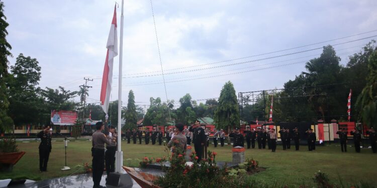 Polres Barito Timur Gelar Upacara Peringatan HUT ke-79 Kemerdekaan Republik Indonesia
