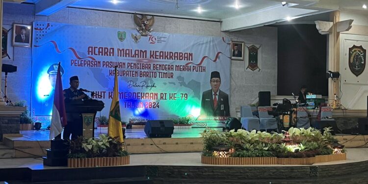 Pemkab Barito Timur Gelar Malam Pelepasan Paskibra di GPU Mantawara